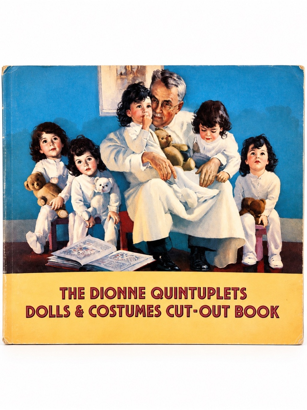 The Dionne Quintuplets Dolls & Costumes Cut-Out Book 1984